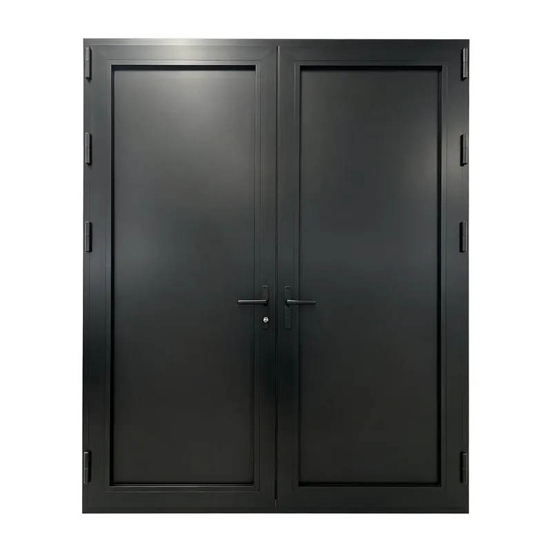 Out-Swing Door, 85, thermally broken aluminum frame