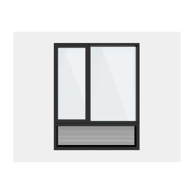 PTAC Window System, thermally broken aluminum frame