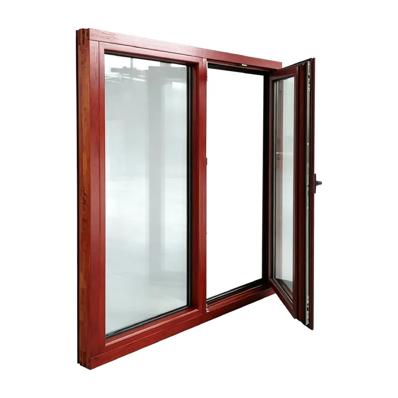 Tilt and Turn Window, E80, aluminum-clad wood frame