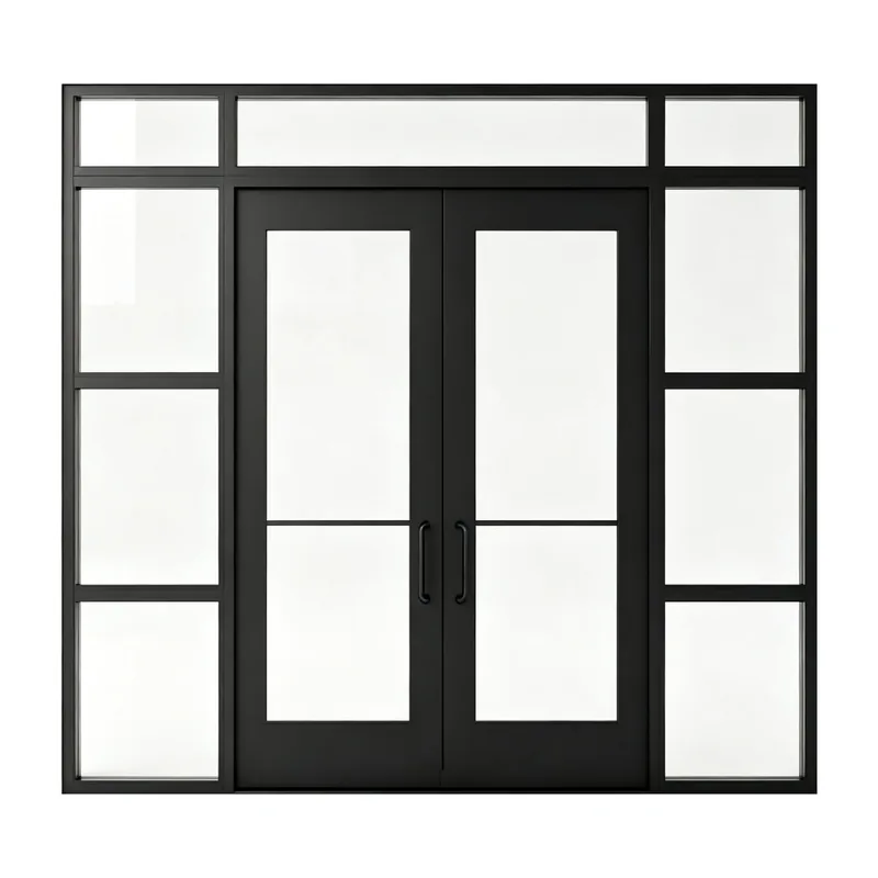 Storefront Glazing, 110, thermally broken aluminum frame
